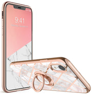 iPhone XR Cosmo Snap Case-Marble Pink