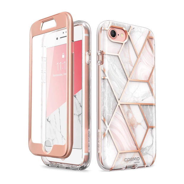 iPhone SE Cosmo Case-Marble Pink