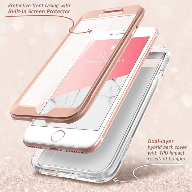 iPhone SE Cosmo Case-Marble Pink