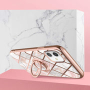 iPhone 11 Cosmo Snap Case-Marble Pink