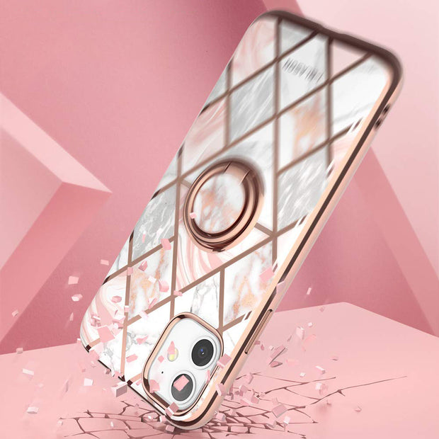 iPhone 11 Cosmo Snap Case-Marble Pink