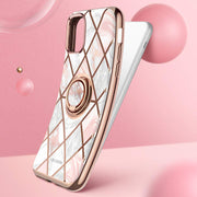 iPhone 11 Cosmo Snap Case-Marble Pink