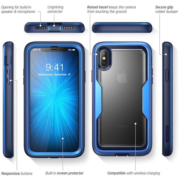 iPhone XS | X Magma Case-Blue