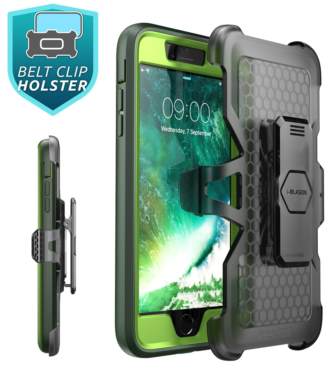 iPhone 8 Plus | 7 Plus Magma Case-Metallic Green | i-Blason