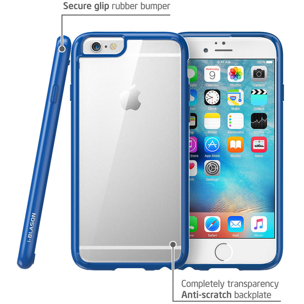 iPhone 6S Plus | 6 Plus Halo Case-Clear/Navy