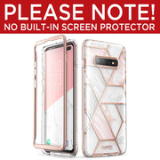 Galaxy S10 Cosmo Case- Marble Pink