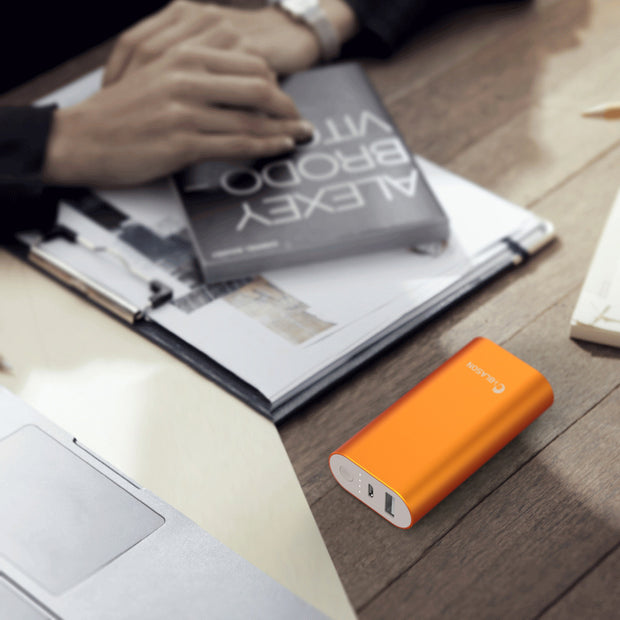 2 Port 5200 mAh Power Bank - Orange