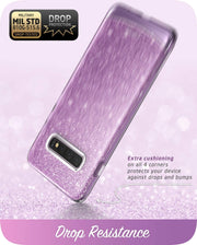 Galaxy S10 Cosmo Case - Glitter Purple