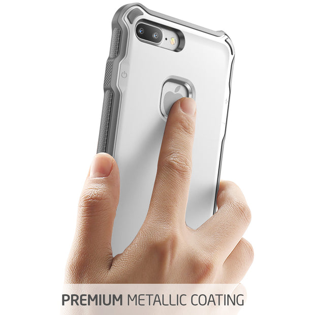 iPhone 7 Plus Venom Case-Metallic White