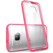 HTC One (M9) Halo Case-Clear/Pink