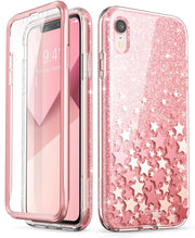 iPhone XR Cosmo Case-Glitter Pink