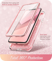 iPhone XR Cosmo Case-Glitter Pink
