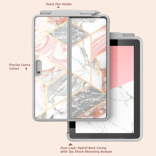 Microsoft Surface Pro 7 | Pro 6 | Pro 5 | Pro 4 Cosmo Case-Marble Pink