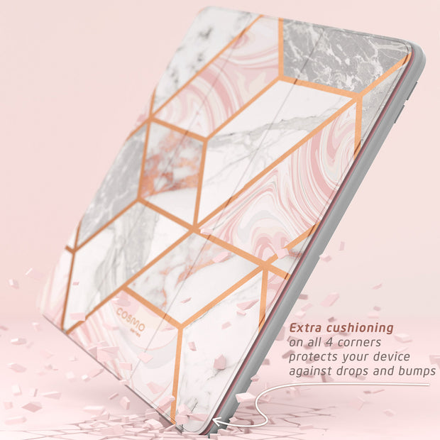 iPad 10.2 inch (2019 | 2020) Cosmo Case-Marble Pink