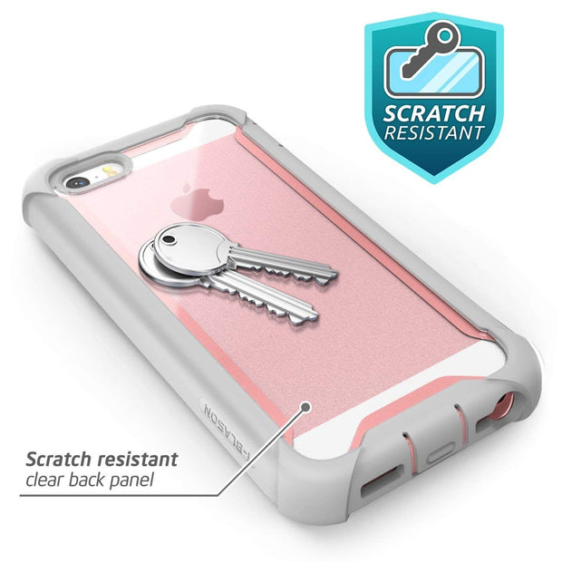 iPhone SE Ares Full Body Protective Case -Pink