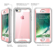iPhone SE Ares Full Body Protective Case -Pink