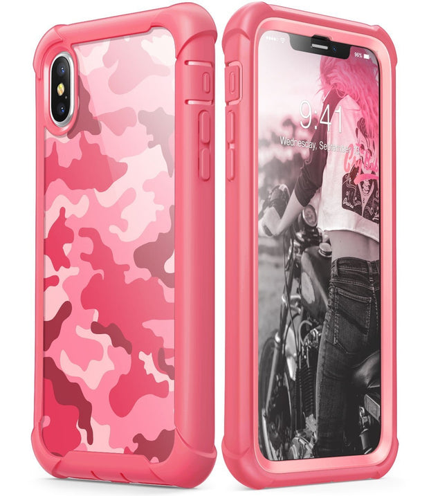 iPhone XS | X Ares Case-Pink Camouflage