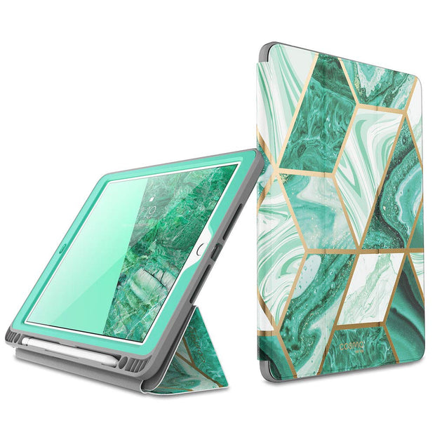 iPad 10.2 inch (2019 | 2020) Cosmo Case-Marble Green