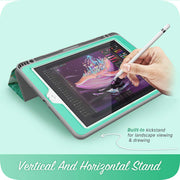 iPad 10.2 inch (2019 | 2020) Cosmo Case-Marble Green