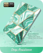 iPad 10.2 inch (2019 | 2020) Cosmo Case-Marble Green