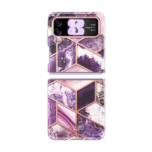 Galaxy Z Flip3 Cosmo - Marble Purple