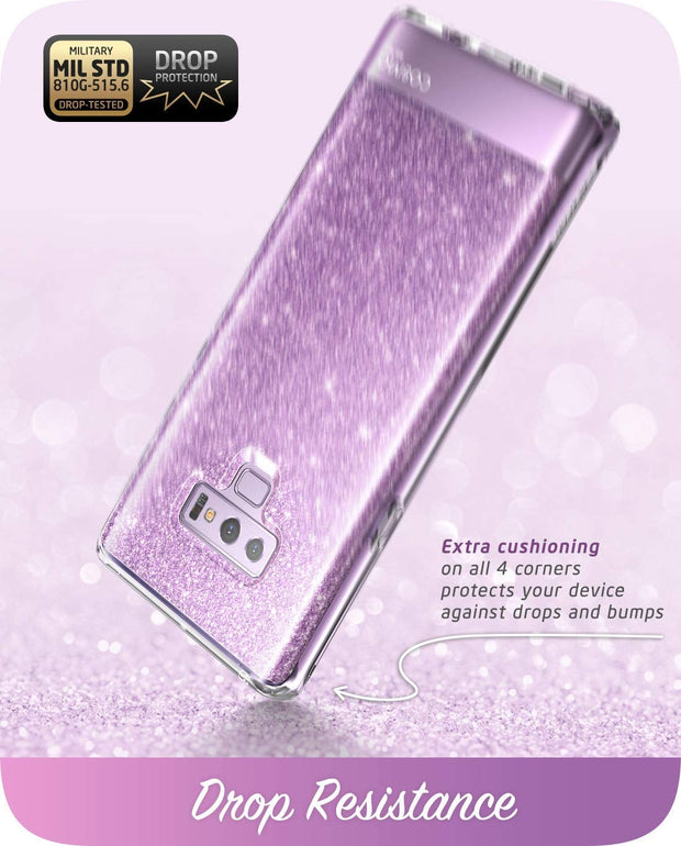 Galaxy Note9 Cosmo Case - Glitter Purple