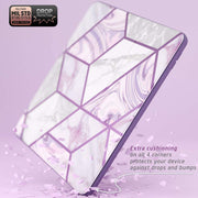 iPad Air 3 10.5 inch (2019) Cosmo Case-Marble Purple