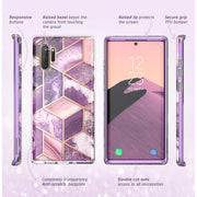 Galaxy Note10 Cosmo Case - Marble Purple