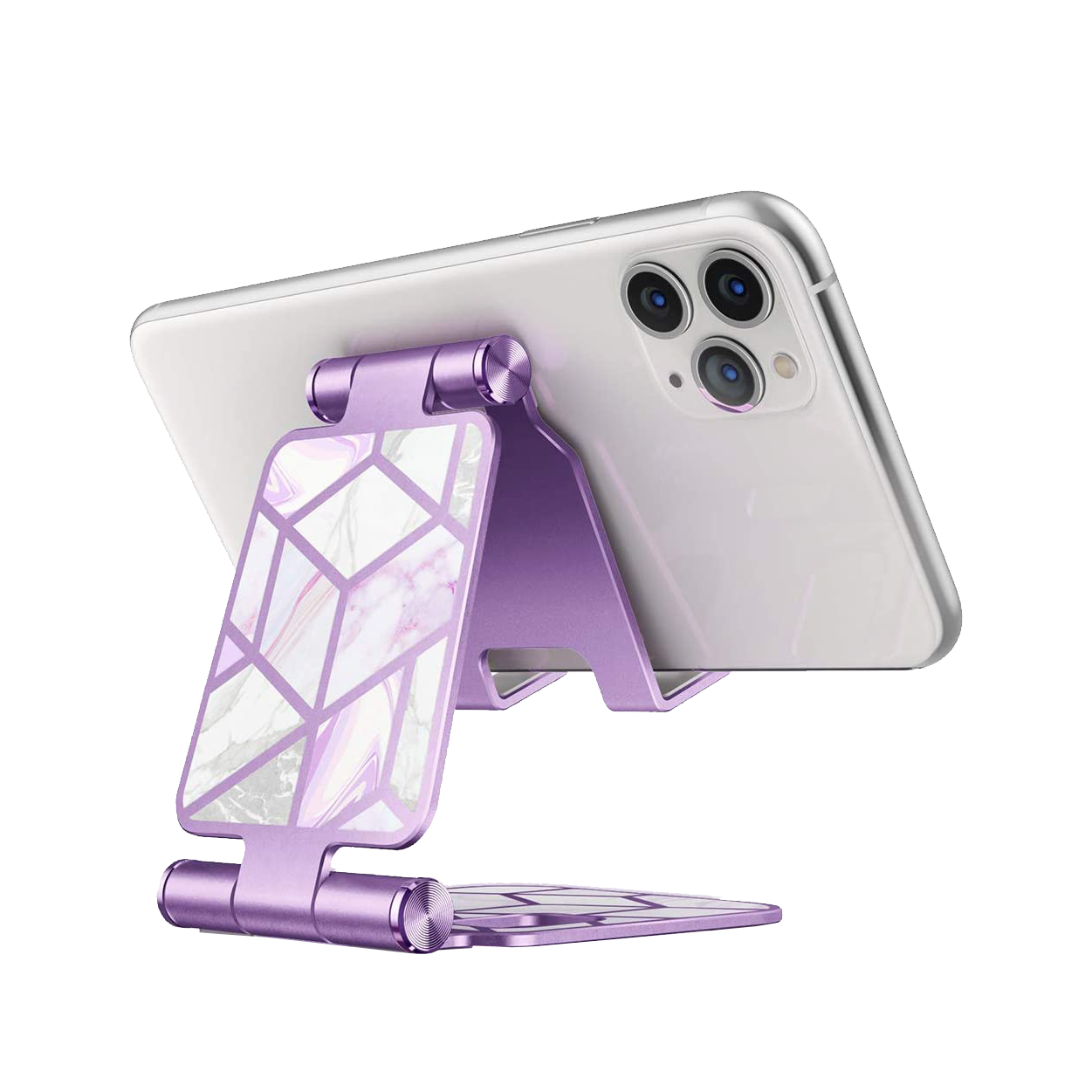 iPhone 16 Pro Halo Mag MagSafe Case-Purple Checkers