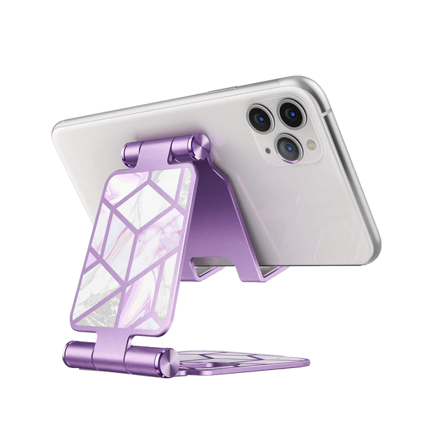 Cosmo Phone Stand - Marble Purple