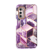 Moto G Stylus 5G (2022) Cosmo Case(open box)-Marble Purple
