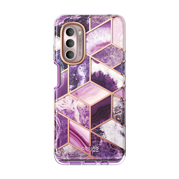 Moto G Stylus 5G (2022) Cosmo Case(open box)-Marble Purple