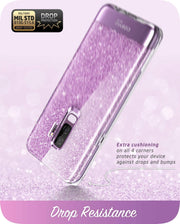 Samsung Galaxy S9 Plus Cosmo Case - Glitter Purple