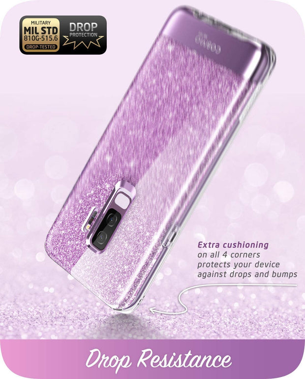 Samsung Galaxy S9 Plus Cosmo Case(open box) - Glitter Purple