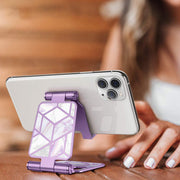 Cosmo Phone Stand - Marble Purple