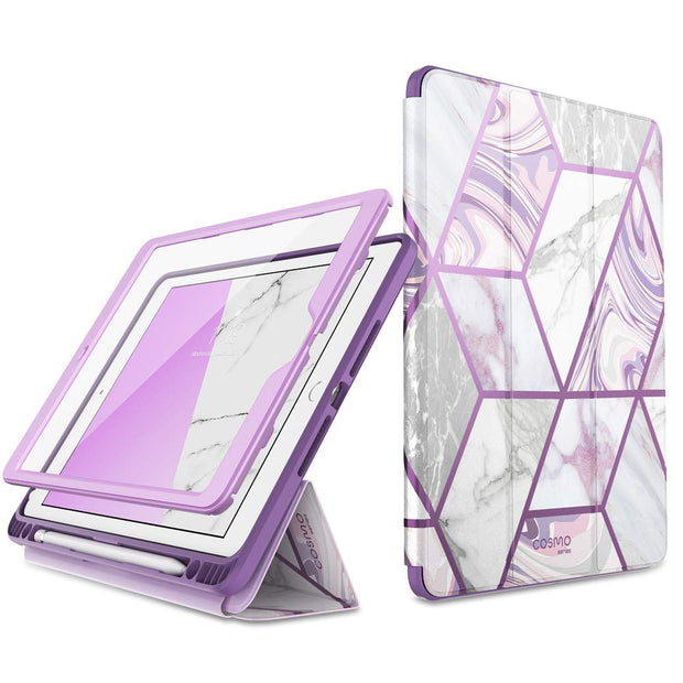 iPad 10.2 inch (2019 | 2020) Cosmo Case-Marble Purple