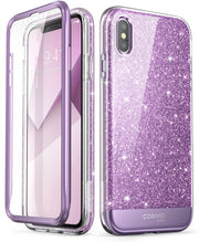 iPhone XS | X Cosmo Case-Glitter Purple
