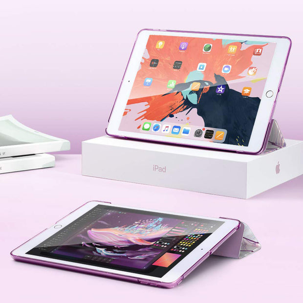 iPad 10.2 inch (2019 | 2020 | 2021) Cosmo Lite Case-Marble Purple