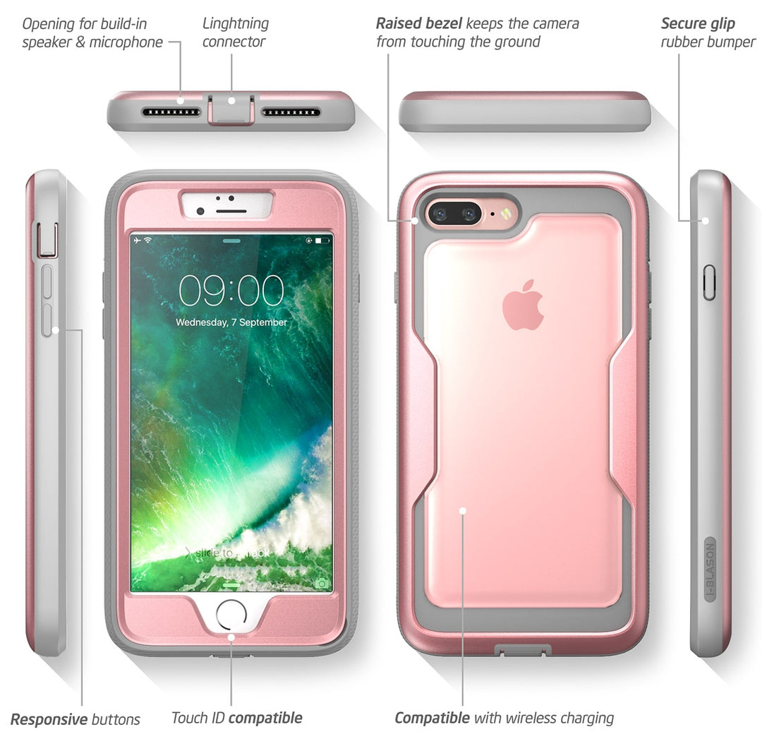 iPhone 8 Plus | 7 Plus Magma Case-Rose Gold | i-Blason