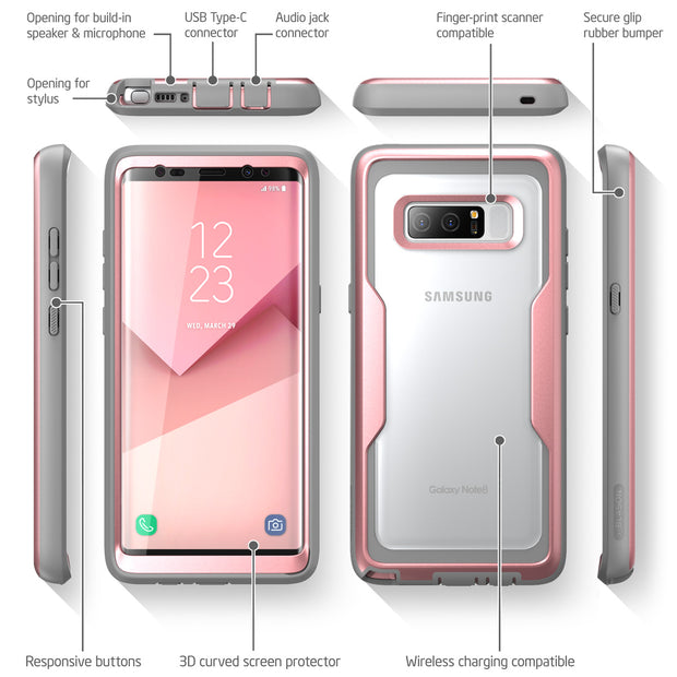 Galaxy Note 8 Magma Case(open box) - Rose Gold