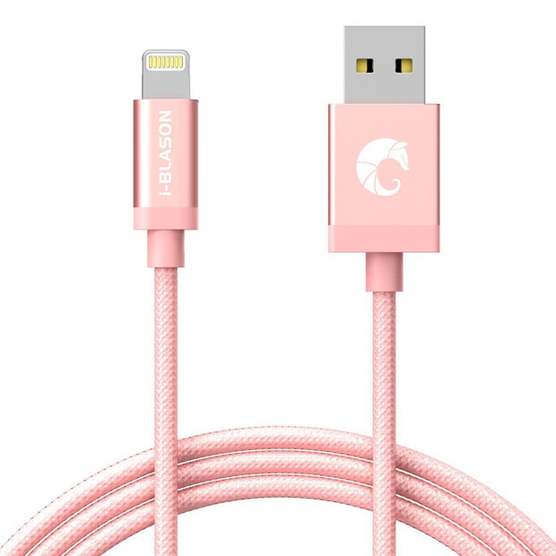 6ft Lightning Cable for Apple Devices - Rose Gold
