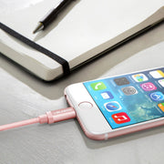 6ft Lightning Cable for Apple Devices - Rose Gold