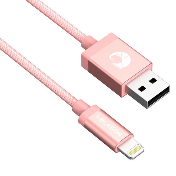 6ft Lightning Cable for Apple Devices - Rose Gold