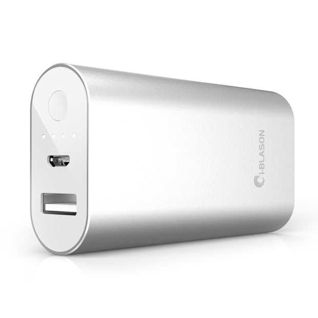 2 Port 5200 mAh Power Bank - Silver