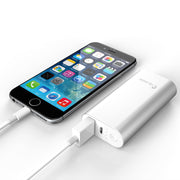 2 Port 5200 mAh Power Bank - Silver