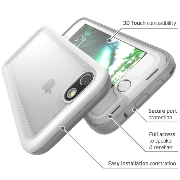 iPhone 7 WaterProof Case - White